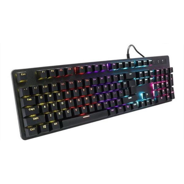 Клавиатура пылезащитного связанного проволокой RGB клавиатуры и мыши компьютера механическая