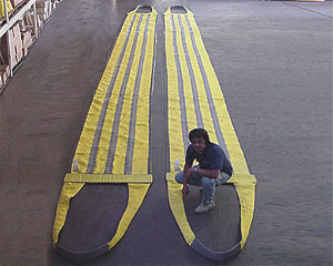 Flat heavy duty webbing sling, According to JB/T 8521,  EN1492-1 , AS 1353 , CE, GS Certifiate approved