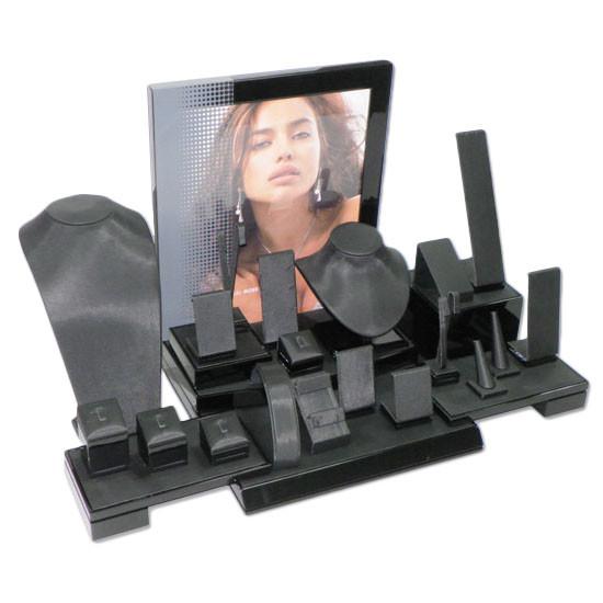 Chocolate Jewelry Display Stands 24 Piece Showing Set With Promotion Photo