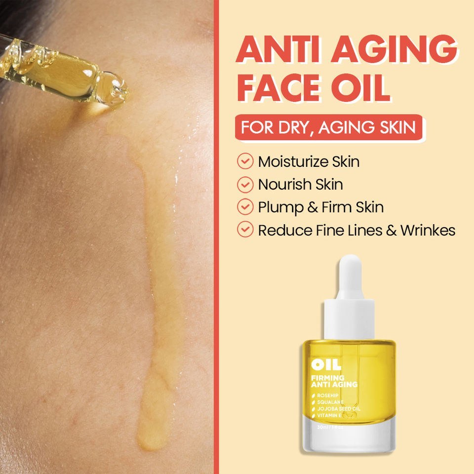 OEM ODM Korean brand customized anti-aging skin care essence oil organic skin care product Rosehip firming anti wrinkle facial whitening oil