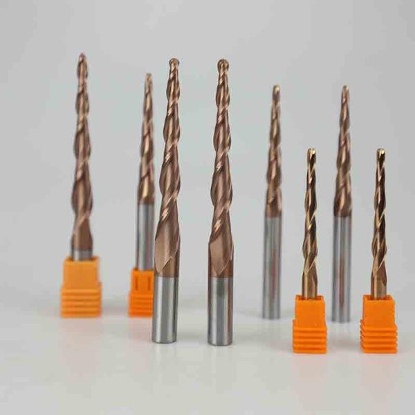 Carbide Tools  Taper Milling Cutter Tungsten Steel Ball Nose End Mill End Mill for Cutting Wood