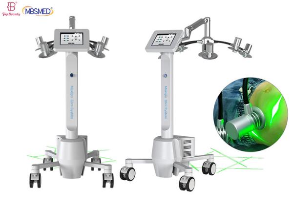 celulites da perda de peso da máquina do emagrecimento do laser de 532nm 635nm 6D anti tela táctil de 8 polegadas