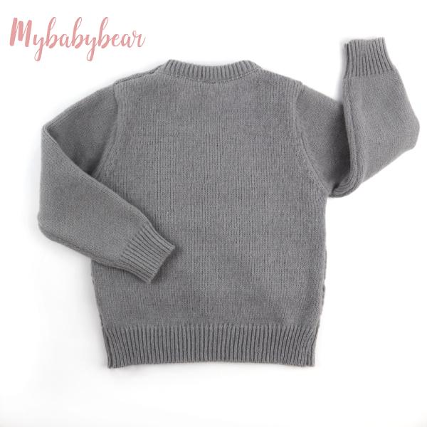 Children's Knitted Pattern Wool Acrylic Kid baby girl pullover Sweater