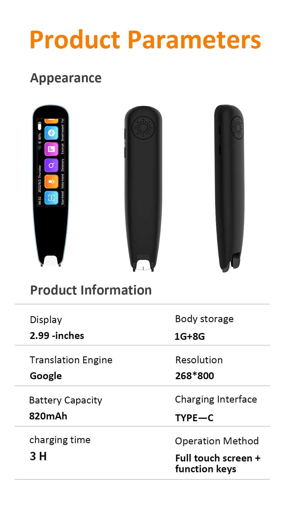 Itranstalk New S6 Dictionary Pen Scanner Device Electronic Pen Translator Scanner 134 Languages
