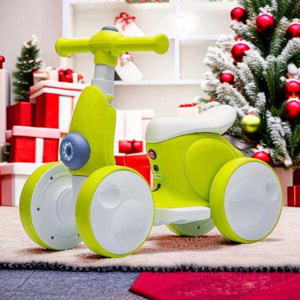 2023 Электрический балансовый автомобиль с функцией дистанционного управления и пластиковым колесом Биби свисток