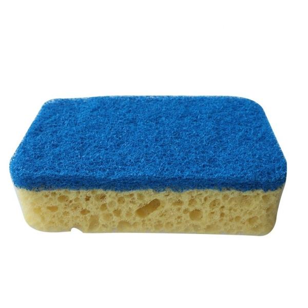 Sponge de cuisine personnalisée en polyester en PU 11x7x3cm