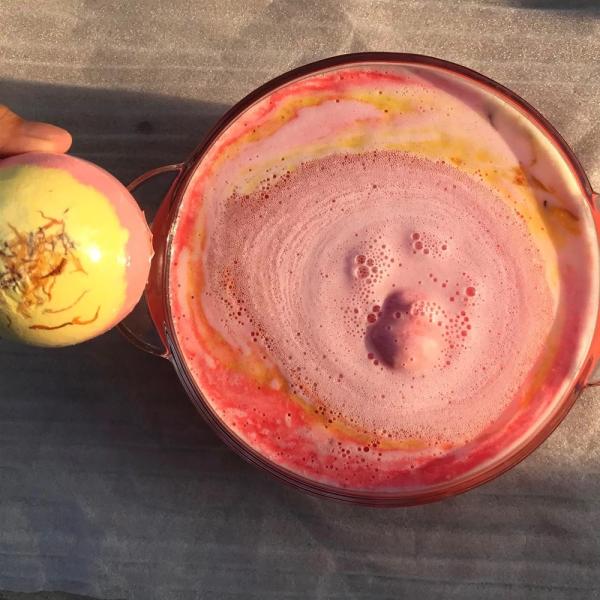 Natural Relaxing Bath Salts Custom Bubble Colors Vegan Organic Fizzy Bath Bombs