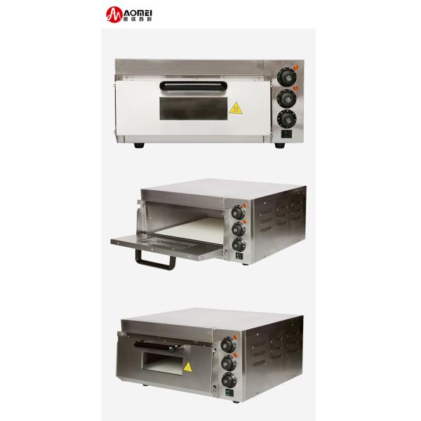 Kitchen Equipment Single Deck Electric Pizza Oven with Temperature Control 220V-240V