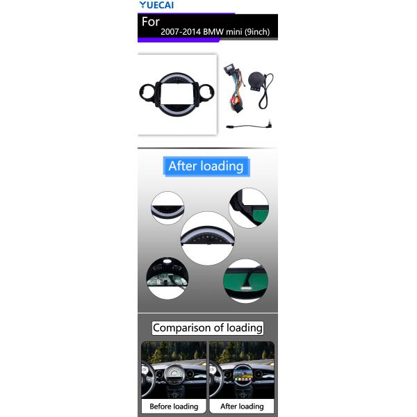 BMW MINI 9 дюймовый автомобиль Android Head Unit DVD-плееры рамы Тип