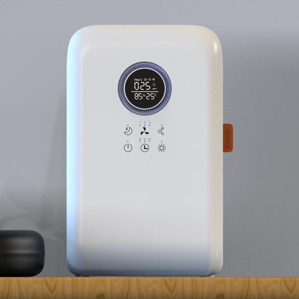 HOMEFISH ABS умный портативный настольный очиститель воздуха с увлажнением