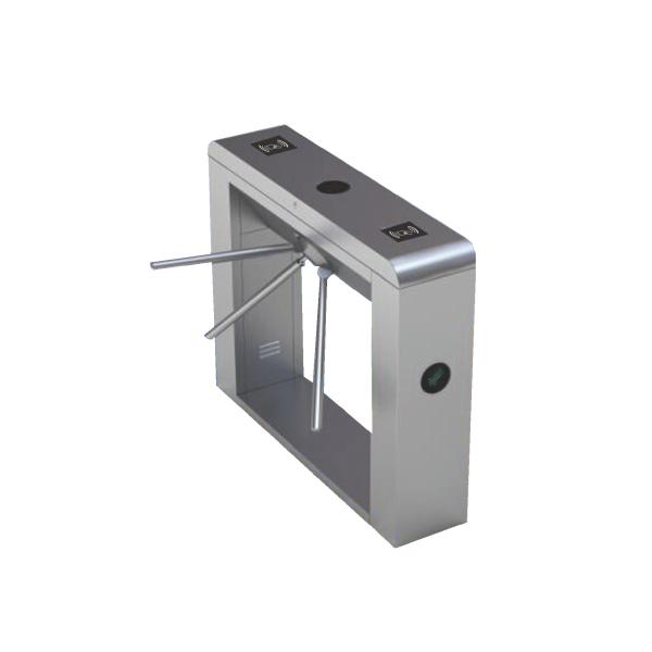 Round Corner Half Height Turnstile Tripod Access System For Shopping Malls
