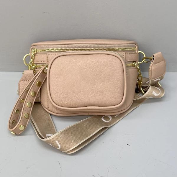 Single Handle Vintage Leather Crossbody Waist Bag for Women's Camera Shoulder Handbags