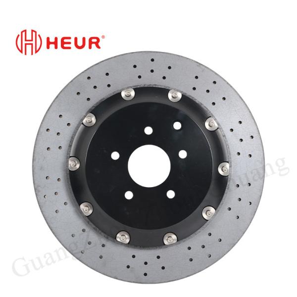Heur Brake Carbon Ceramic Disc For Nissan Gt R35  Replacement 380*28mm Rear Set