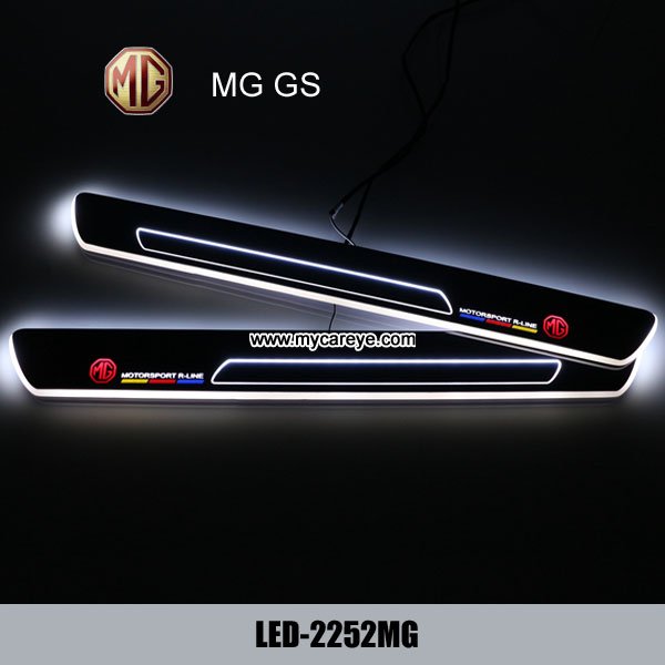 LED door scuff plate lights for MG GS door sill plate light sale