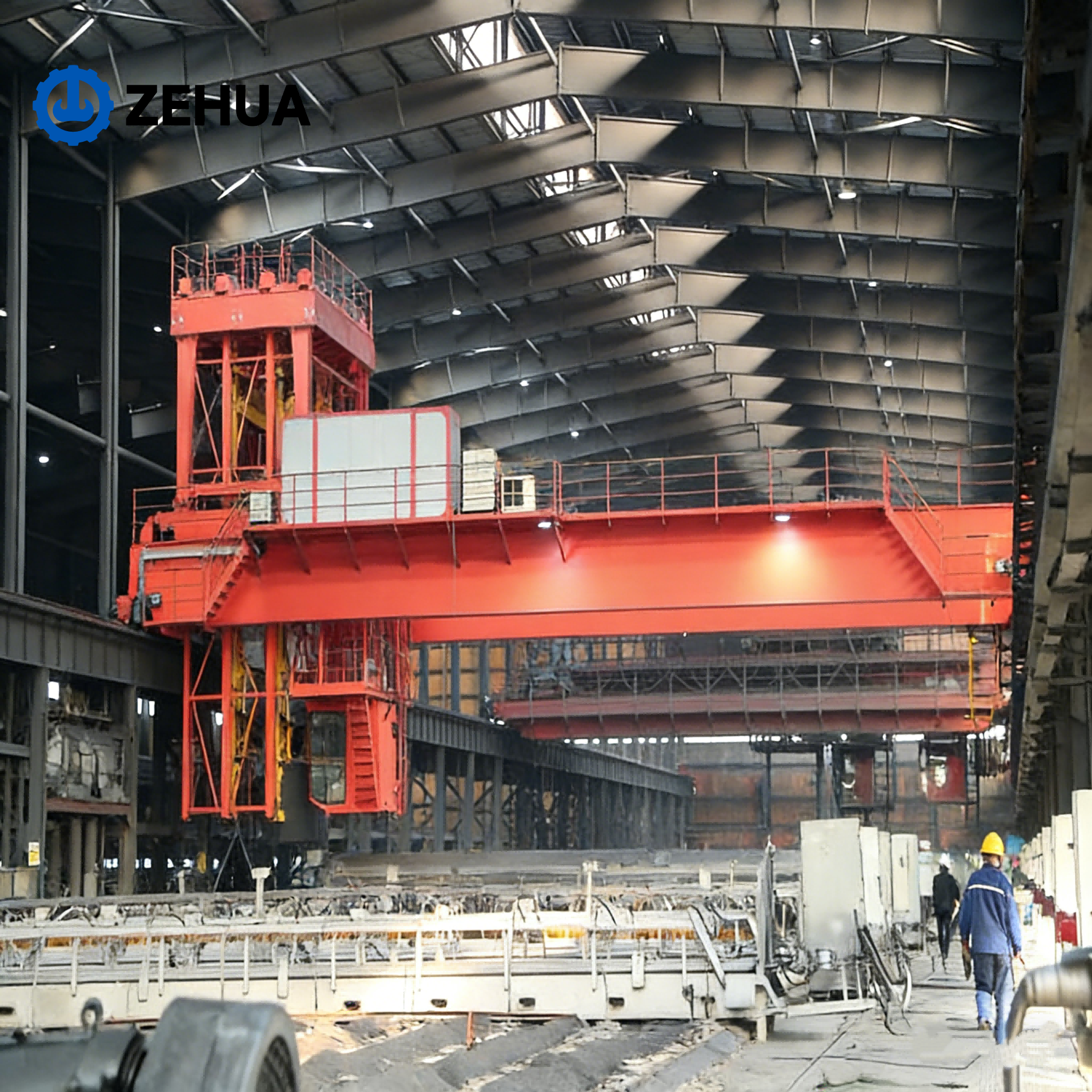 Professional Custom Overhead Crane for Anode Carbon Block Stacking in Carbon Plant