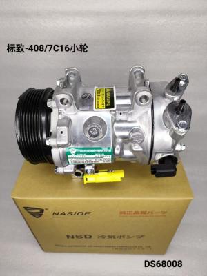 Auto Ac Conditioning Compressor For Peugeot 408 7C16 small wheels OEM 9804966680  Compressor assembly