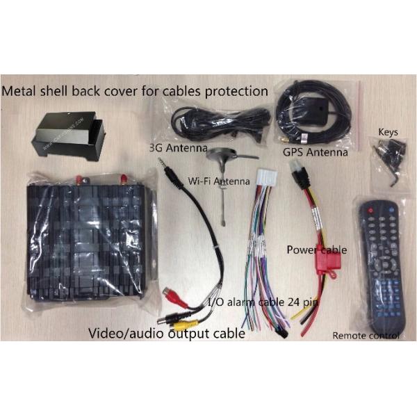 4CH H.264 Remotely Live View Car Surveillance DVR