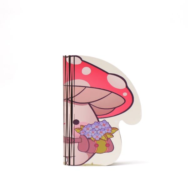 Mini LED Table Mushroom Paper Lamp Rechargeable Foldable For Bedroom