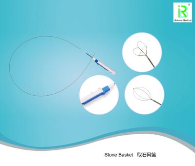 Extrator resistente da torção médica 115cm da ponta da cesta zero da recuperação da pedra de Nitinol