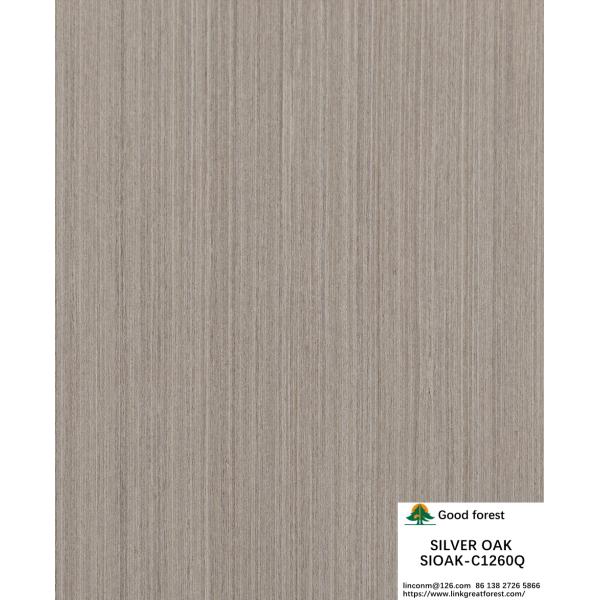 Engineered Wood Veneer Quarter Cut Of Silver Oak Sheet Thickness 0.4mm For For Cabinet Face SOAK-1098Q/1157Q/1235Q/1260Q/1376Q