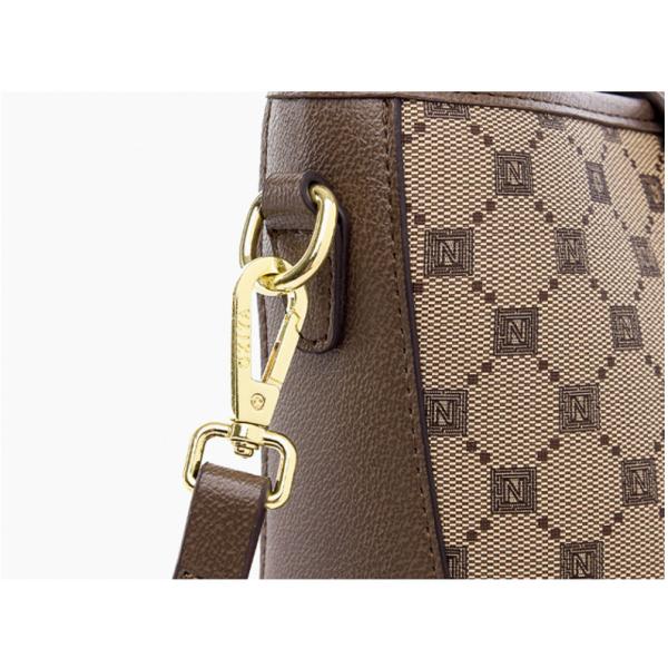 Zipper Women Shoulder Handbag Large Capacity Bucket Crossbody Shoulder Handbag