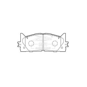 Toyota Camry 2.0L/2.4L Керамические передние тормоза Toyota Camry Замена D1293/D1222 04465-06080