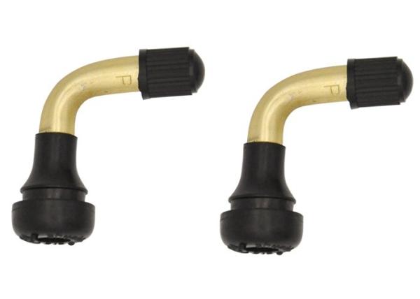 Snap In Motorcycle Metal Valve Stems PVR50 Bend 80° Or 90° 30MM Size OEM