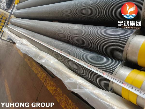 ASTM A376 TP347H 合金鋼HFW 固体フィニングチューブ 熱交換器用