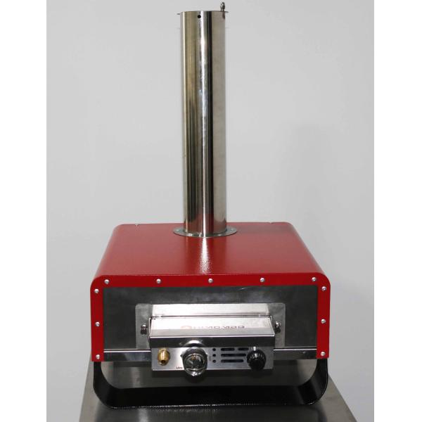 Пиццерия из нержавеющей стали с двойным топливом