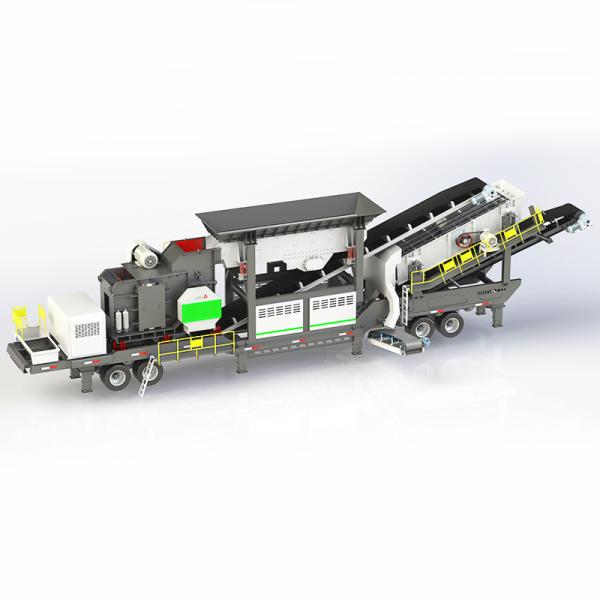 High Efficiency Tyre Type Mobile Crushing Station 120-180t/H Mining Crushing