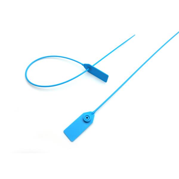 600mm Length Plastic Security Seal with PP and Stainless Steel Material for 269.5 N Tensile Strength Container Security Lock