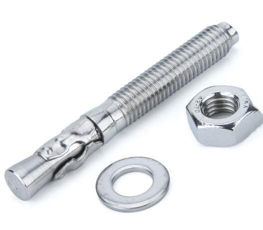 304 Stainless Steel Wedge Anchors Zinc Plate Surface With Compact Structure