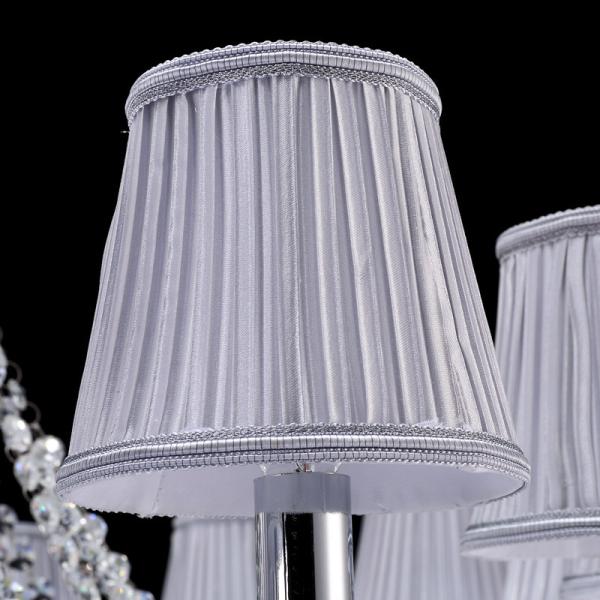 Swag Crystal Chandelier Lighting with Lampshade (WH-CY-84）