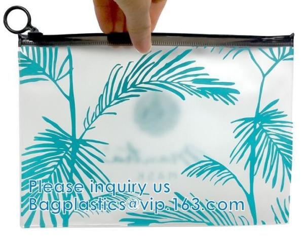 Custom Frosted Biodegradable Apparel ,Clothes, Garment, T Shirt, Swimwear, Packaging, Slider Zipper Bag