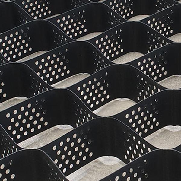 150 mm 100 mm Grille de nid d'abeille en plastique perforé à texture lisse HDPE