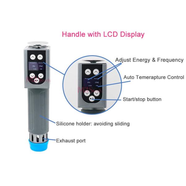 5mj Focused Therapy ED Electromagnetic Shockwave Equipment