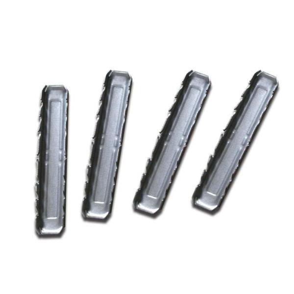 China manufacturer insulating glass Aluminum spacer Steel straight corners connectors angles