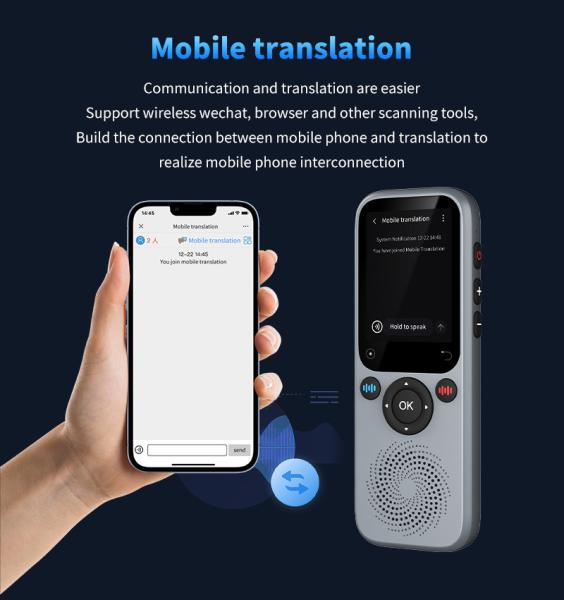 138 idiomas S20 Traductor inteligente portátil Traducción en tiempo real Pantalla táctil Traductor de inteligencia artificial instantánea 0.01S Velocidad de traducción