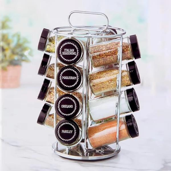 Venda a quente de alta qualidade de aço inoxidável anti-agitação porta cápsula de café giratório 35pcs organizador de café cápsula