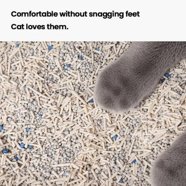 Bentonite And Tofu Mixed Cat Litter Dust Free Tofu Clumping Litter