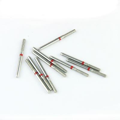 Dental Diamond Polishing Fine Burs 1.595mm Shank High Speed Negotiable Package