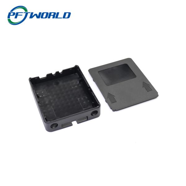 Acessórios plásticos do PC da precisão das peças da modelação por injeção, painel preto