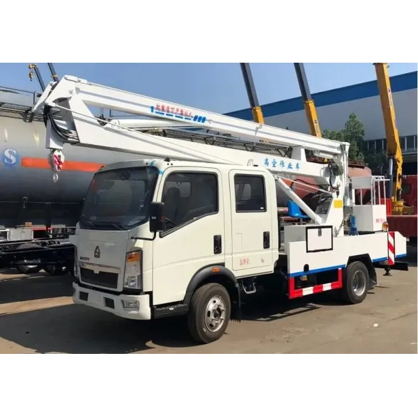 Sinotruk HOWO Truck Mounted 12m Aerial Platform Working Truck Bucket Lift Cherry Picker