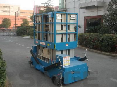 Mastro do elevador do homem da liga de alumínio uma de 14 M multi com 200 quilogramas de capacidade de carga
