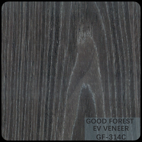 Hotel Engineered Wood Veneer Apricot Black Wood Veneer Sheet