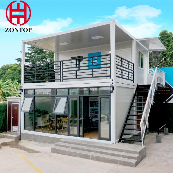 Zontop morden quick concrete luxury ready prefabricated home prefab bolt container  house