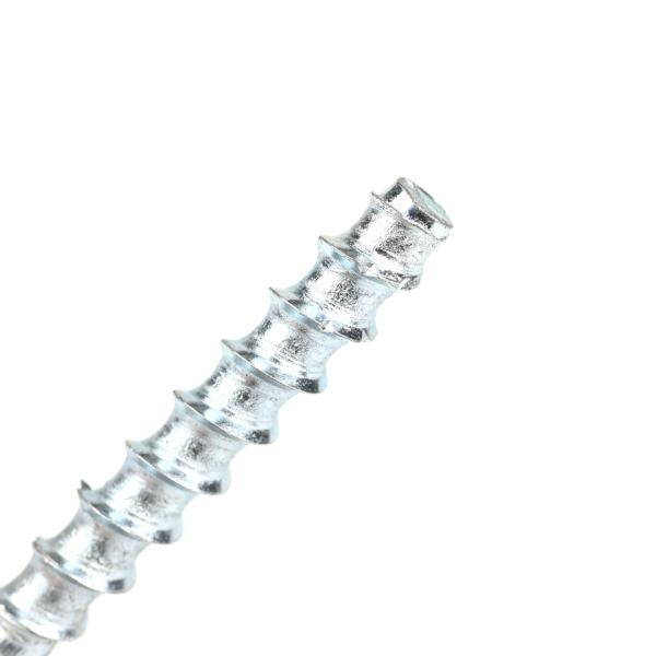 M10 Anclaje de vara de hilo de brida HEX electrolibrado para tornillos de pernos en ventilación de calefacción