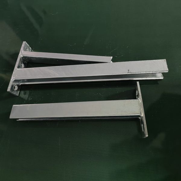 Flat Wall Mount Support Bracket Metal Strut Channel For Cable Tray & HVAC Systems