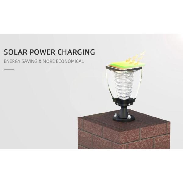 3500K Outdoor Solar Patio Lights Bright 190LM Solar Garden Light Aluminum Material