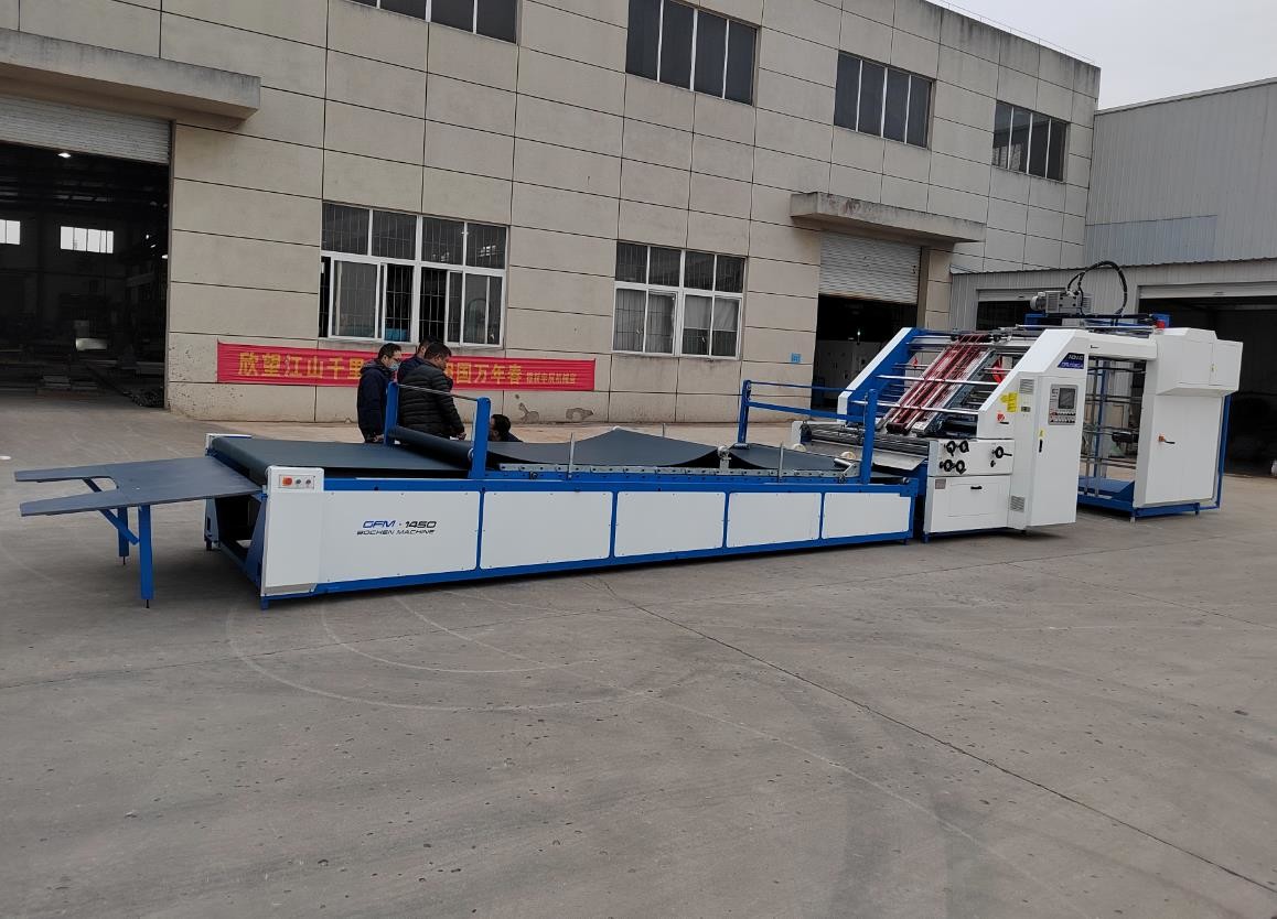 Высокоскоростная автоматическая машина 1450mm гофрированное 1650mm 22kw слоения каннелюры - бумага картона доски